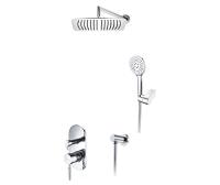Комплект для душа WasserKRAFT A16169 с верхней душевой насадкой и лейкой