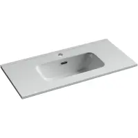 Раковина Ceramicanova Compact CN7026 81x39,5 см, накладная, белый