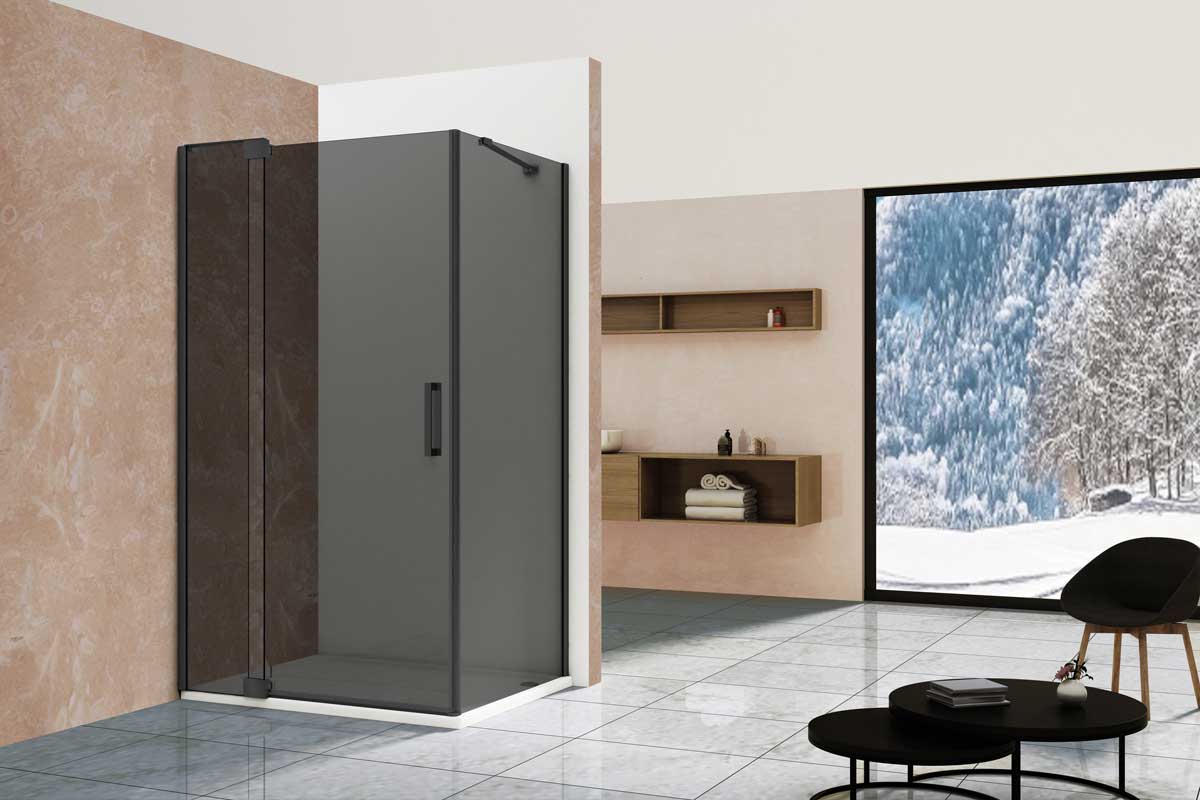 Душевой уголок Vincea Extra 100x90 VSR-1E901090CGB черный