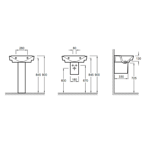 Пьедестал Jacob Delafon Reve 5032W-00