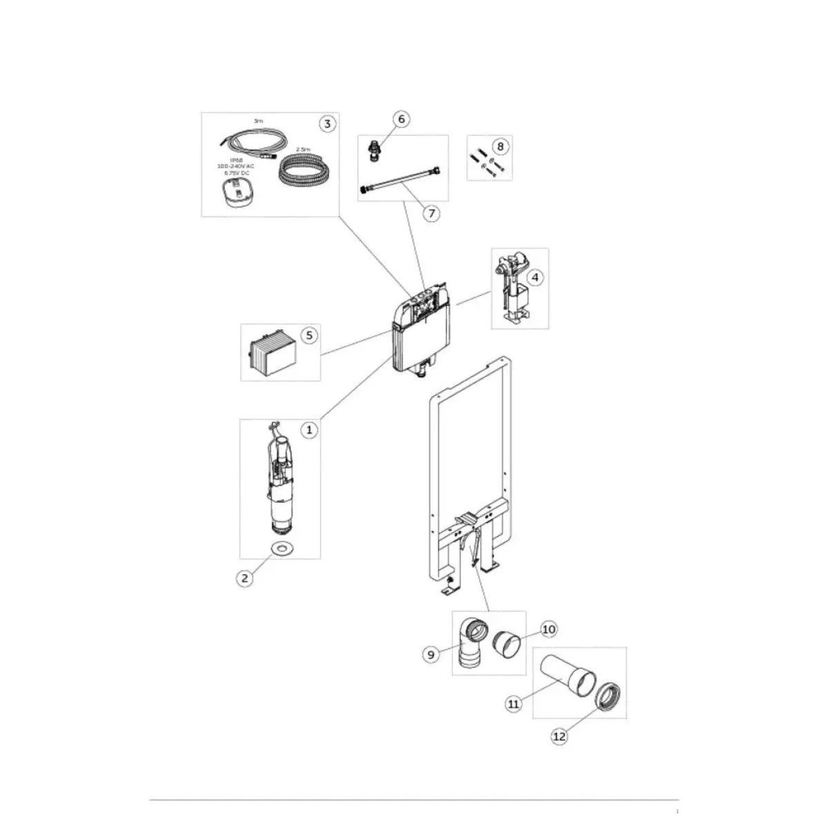Инсталляция для унитаза Ideal Standard Prosys Frame 80 M R027867