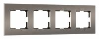 Рамка на 4 поста Werkel Slab (бронза софт) W0042963