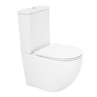 Унитаз-компакт безободковый CEZARES STYLUS CZR-152-CPR с сиденьем CZR-870-SC
