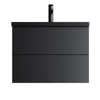 Тумба под раковину AM.PM Gem M90FHX07522BM черная матовая