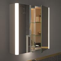 Зеркальный шкаф Burgbad Lavo 2.0 66 SPOW072 G0227 F5045 базальтовый серый матовый