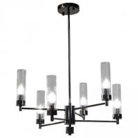 Люстра на штанге AM-Group INDIGO INDIGO SP6 PEARL BLACK