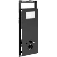 Инсталляция для унитаза WasserKRAFT Salm 27 27TLT.010.ME.BL.WH04 с кнопкой смыва, белый