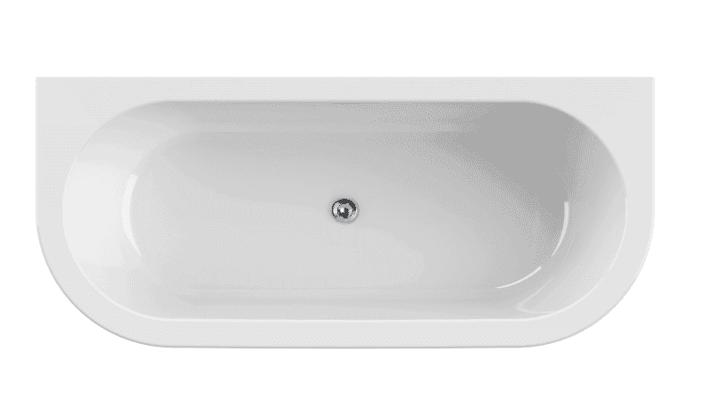 Акриловая ванна Cezares Slim 180 SLIM WALL-180-80-60-W37-SET