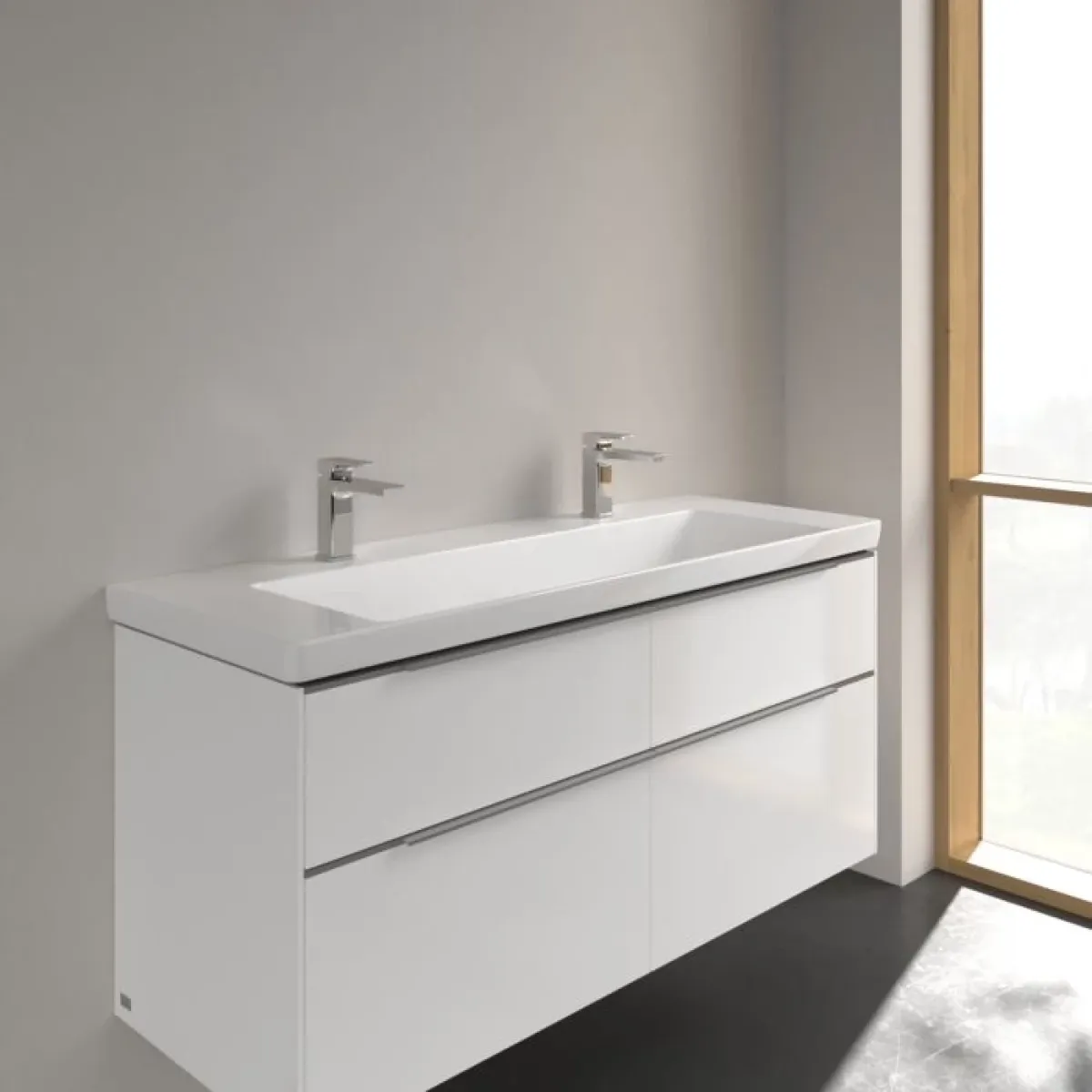 Раковина 130x47,5 см Villeroy & Boch Subway 3.0 4A70D101