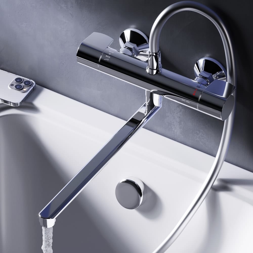 Смеситель для ванны AM.PM X-Joy F85A50900 с ручным душем