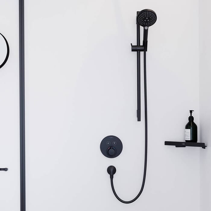 Угловая корзинка hansgrohe AddStoris 41741670 матовый черный