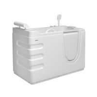 Акриловая ванна Abber AB9000 C L 130x70 см L, белый