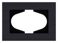 Рамка для двойной розетки Kollinger Reflex AL RA120BK