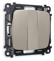 Выключатель трехклавишный без рамки Ambrella Volt Quant MO365010