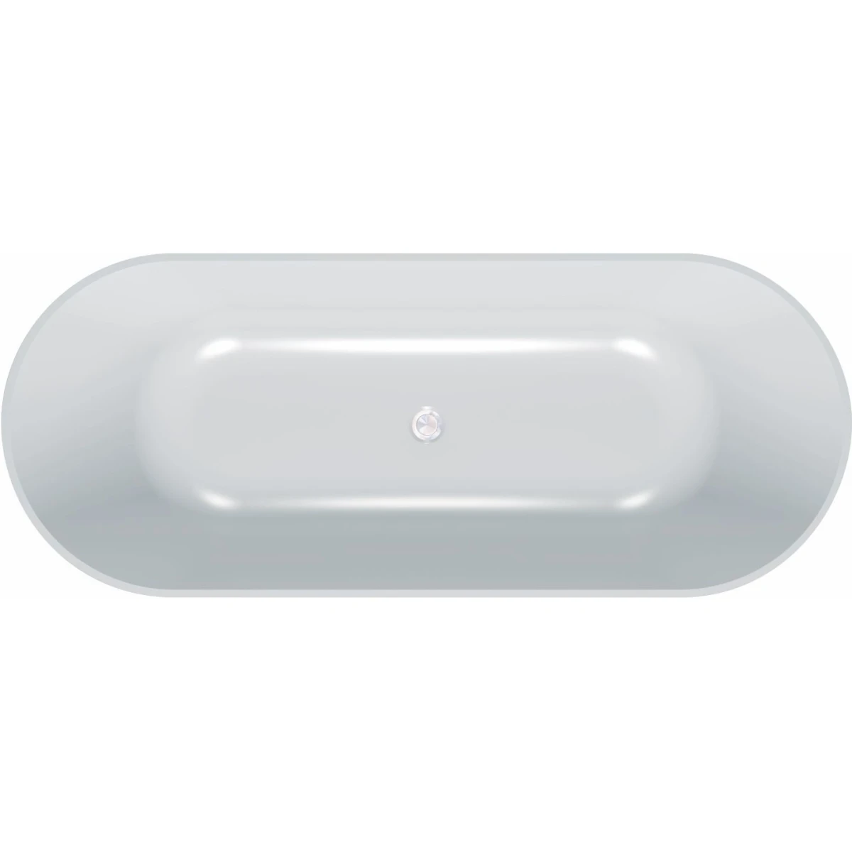 Ванна из литьевого мрамора Kolpa-San Atys Duo FS 622760 174x70 см, отдельностоящая, белый матовый
