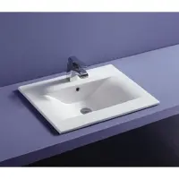Раковина CeramaLux JY-807-60 61,5x46,5 см, накладная, белый