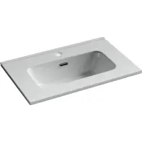 Раковина Ceramicanova Compact CN7025 61x39,5 см, накладная, белый