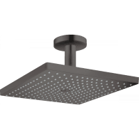 Верхний душ hansgrohe Raindance E 300 1jet 26250340 с потолочным подсоединением шлифованный черный хром