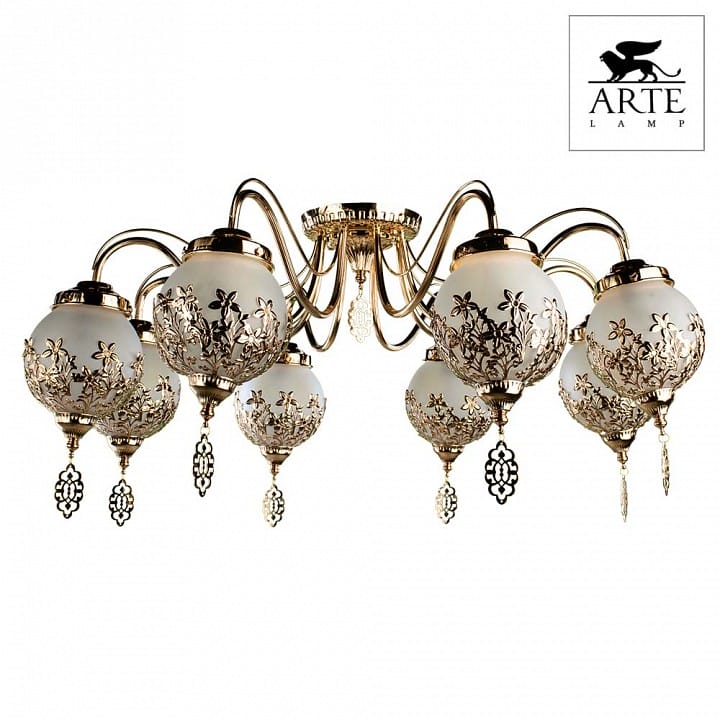 Потолочная люстра Arte Lamp Moroccana A4552PL-8GO