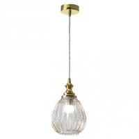 Подвесной светильник Newport 6140 6142/S gold/clear