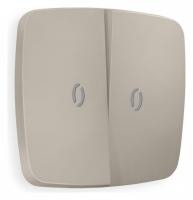 Клавиши для выключателя двухклавишного c подсветкой Ambrella Volt Quant OP3640