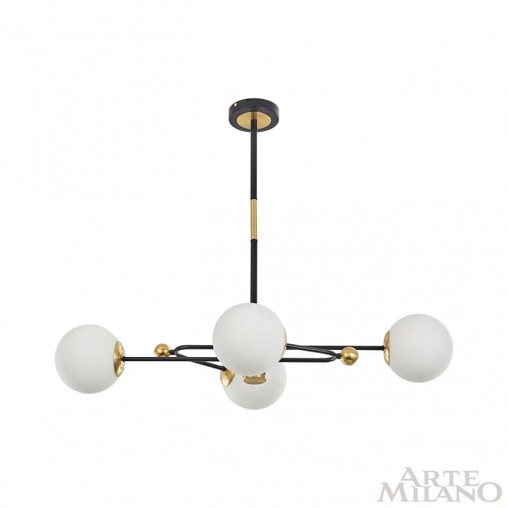 Люстра на штанге Arte Milano Neapolis-72708 272708/4 BK/GD