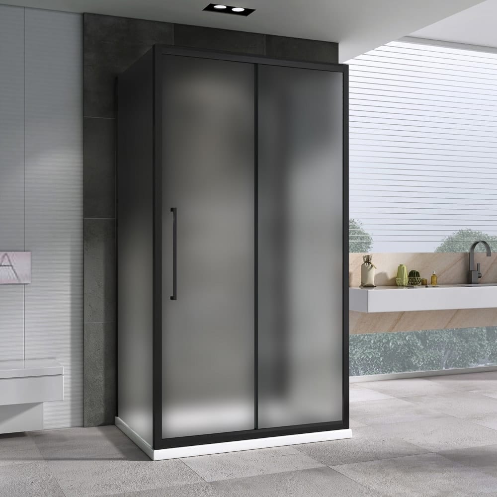 Душевой уголок Abber Schwarzer Diamant 110x100 AG30110BMH-S100BM-S100BM черный