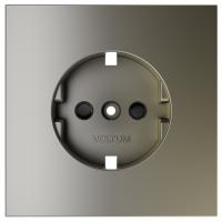 Накладка для розетки с заземлением и со шторками Voltum S70 VLS000704