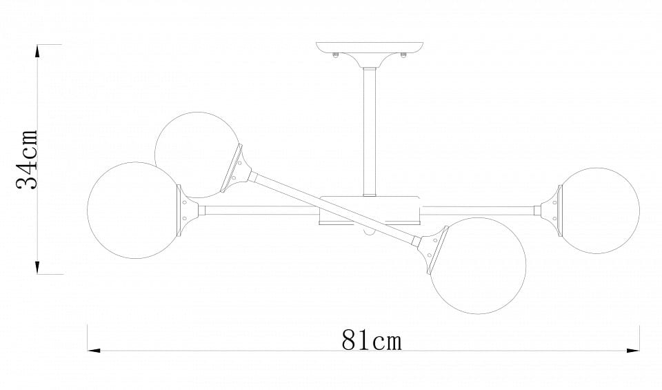 Люстра на штанге Arte Lamp Marco A2703PL-6SG