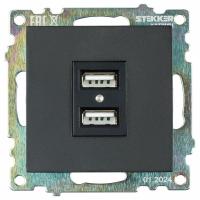 Розетка USB type A без рамки Stekker Катрин 39616