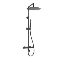 Душевая стойка WasserKRAFT A288.160.217.BM Thermo черный матовый