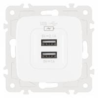 Розетка USB, без рамки Arte Milano am-205 205.46-1.white