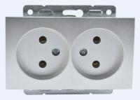 Розетка двойная, без рамки Mono Electric Despina / Larissa 500-002105-121