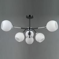 Люстра на штанге ILLUMICO LIBRA IL0715-6CSQ-24 BK CR LIBRA