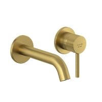 Смеситель для раковины Kludi Bozz 38244N076 брашированное золото