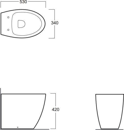 Крышка-сиденье Simas LFT Spazio LFT006bi/cr с микролифтом петли хром