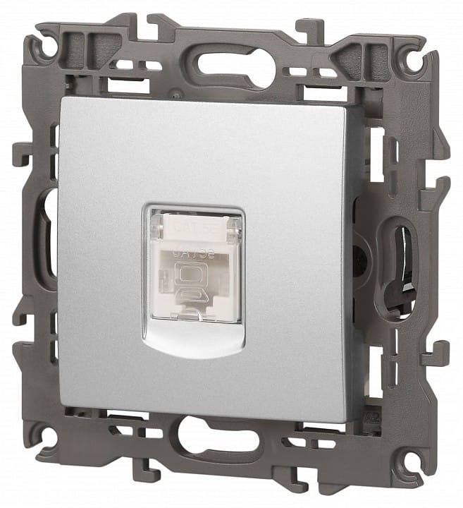 Розетка Ethernet RJ-45 без рамки Эра Эра Elegance 14-3107-03