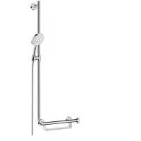 Душевой набор hansgrohe Raindance Select S 120 3jet 26324400 со штангой 110 см левосторонний