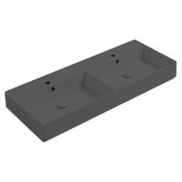 Раковина Simas Agile 120 AG121D nero matt*2 двойная черная матовая