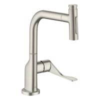 Смеситель для кухни Axor Citterio Select 39863800 нержавеющая сталь