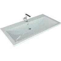 Раковина Misty Алиса 4627173210331 99,7x48 см, накладная, белый