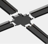 Соединитель X-образный для корда Italline IT09 IT09-9031 black