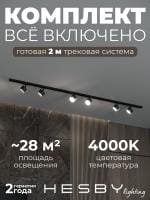 Комплект трековый Hesby Lighting Skylite №13 HSBL_kompl_S013_NI2B4K