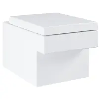 Унитаз подвесной Grohe Cube Ceramic 3924500H безободковый, альпийский белый