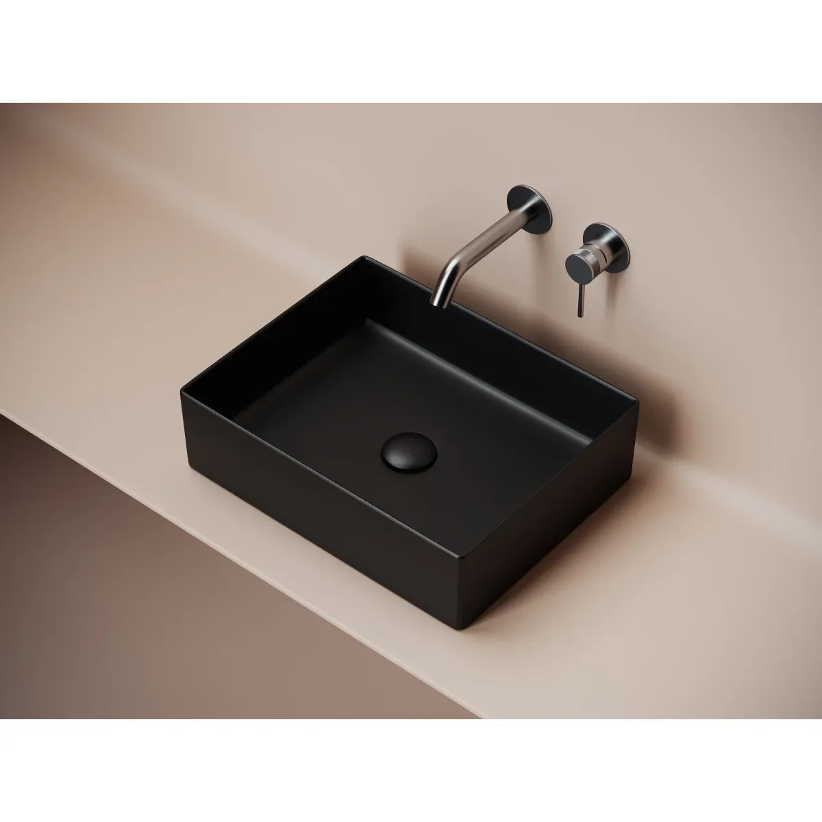Раковина-чаша Ceramica Nova Element CN6069MB 47,1x36,1 см, накладная, черный матовый