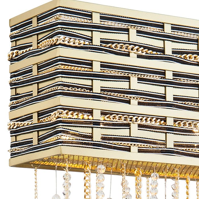 Накладной светильник Lucia Tucci Perso PERSO W4930.3 gold&amp;black
