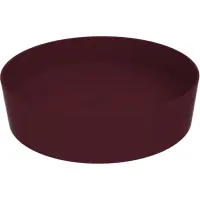 Раковина-чаша Creavit Loop LP145-00BR00E-0000 45x45 см, накладная, бордовый матовый