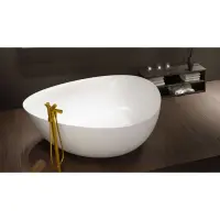 Ванна из литьевого мрамора Riho Oviedo B125001105 160x160 см, отдельностоящая, белый