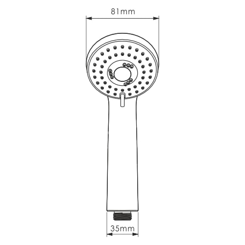 Лейка для душа WasserKRAFT A120