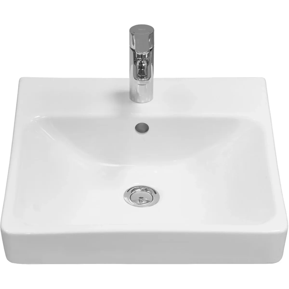 Раковина Misty Адриана 1.WH50.1.630 45x45 см, накладная, подвесная, белый